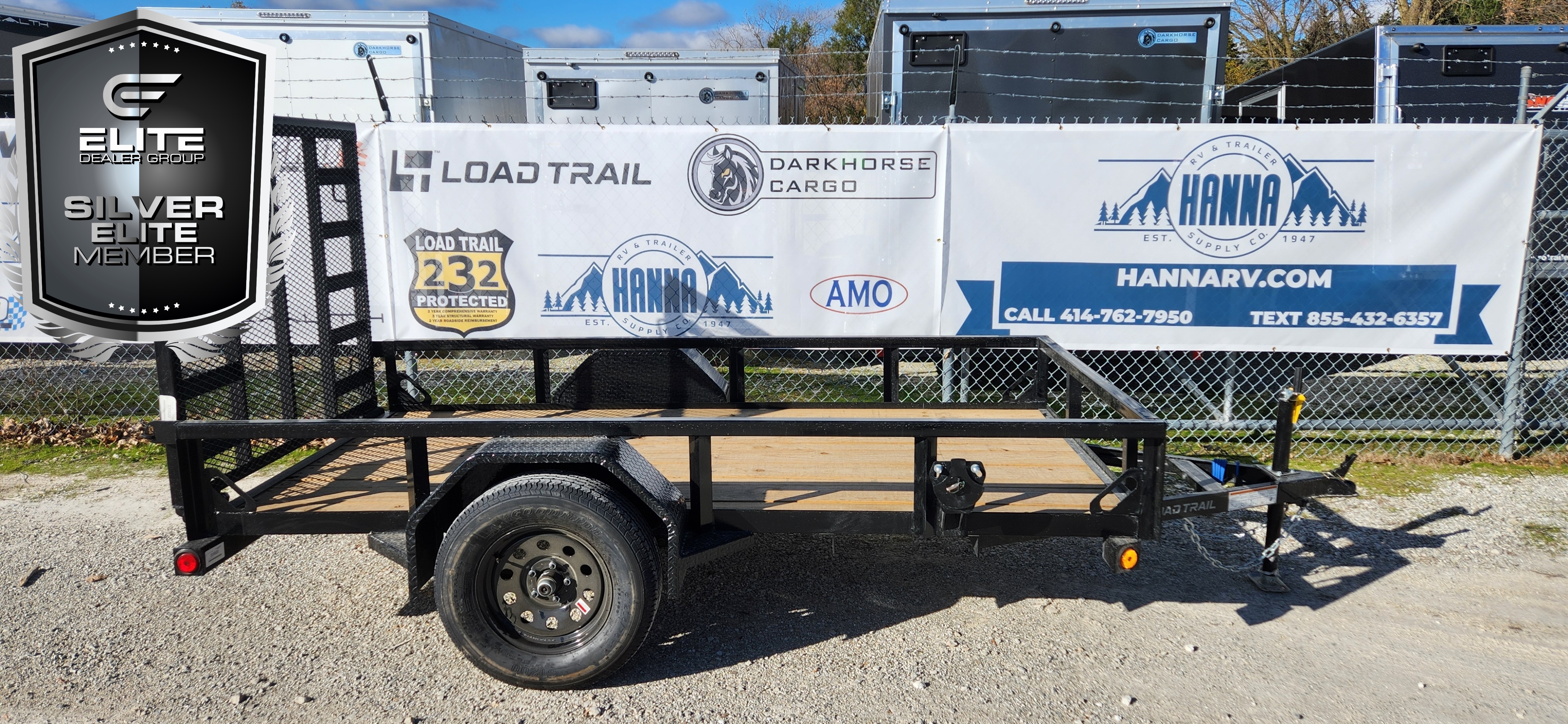 Load Trail 5 X10 Single Axle Steel Angle Frame Utility Trailer with Ramp Gate
